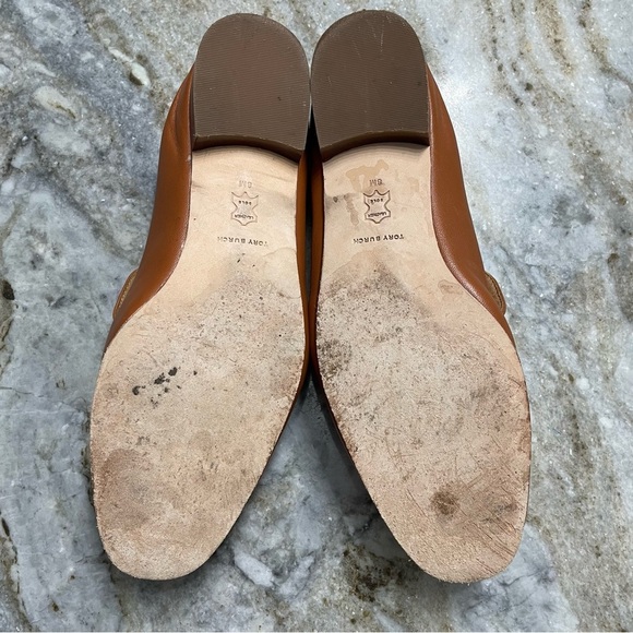 Tory Burch Mini Benton Charm Loafer Calf Leather in Amber 8 - Picture 11 of 14